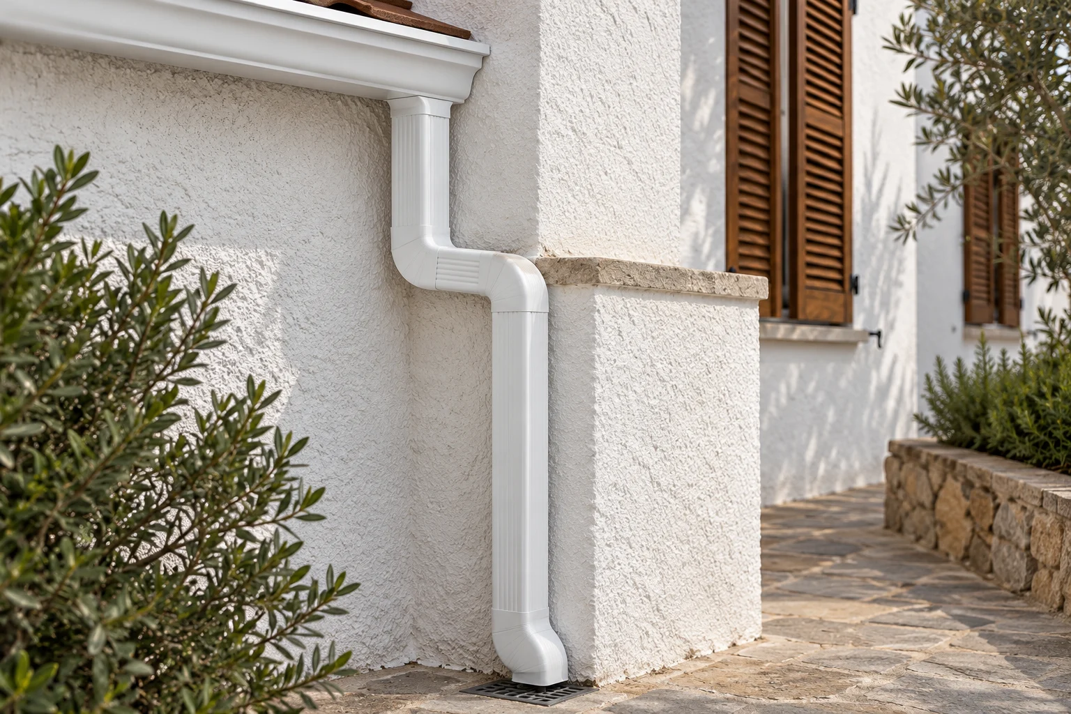 Materiales para bajantes: aluminio, zinc, cobre y acero